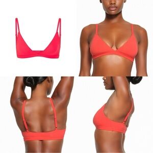SKIMS Fits Everybody Triangle Bralette - Poppy